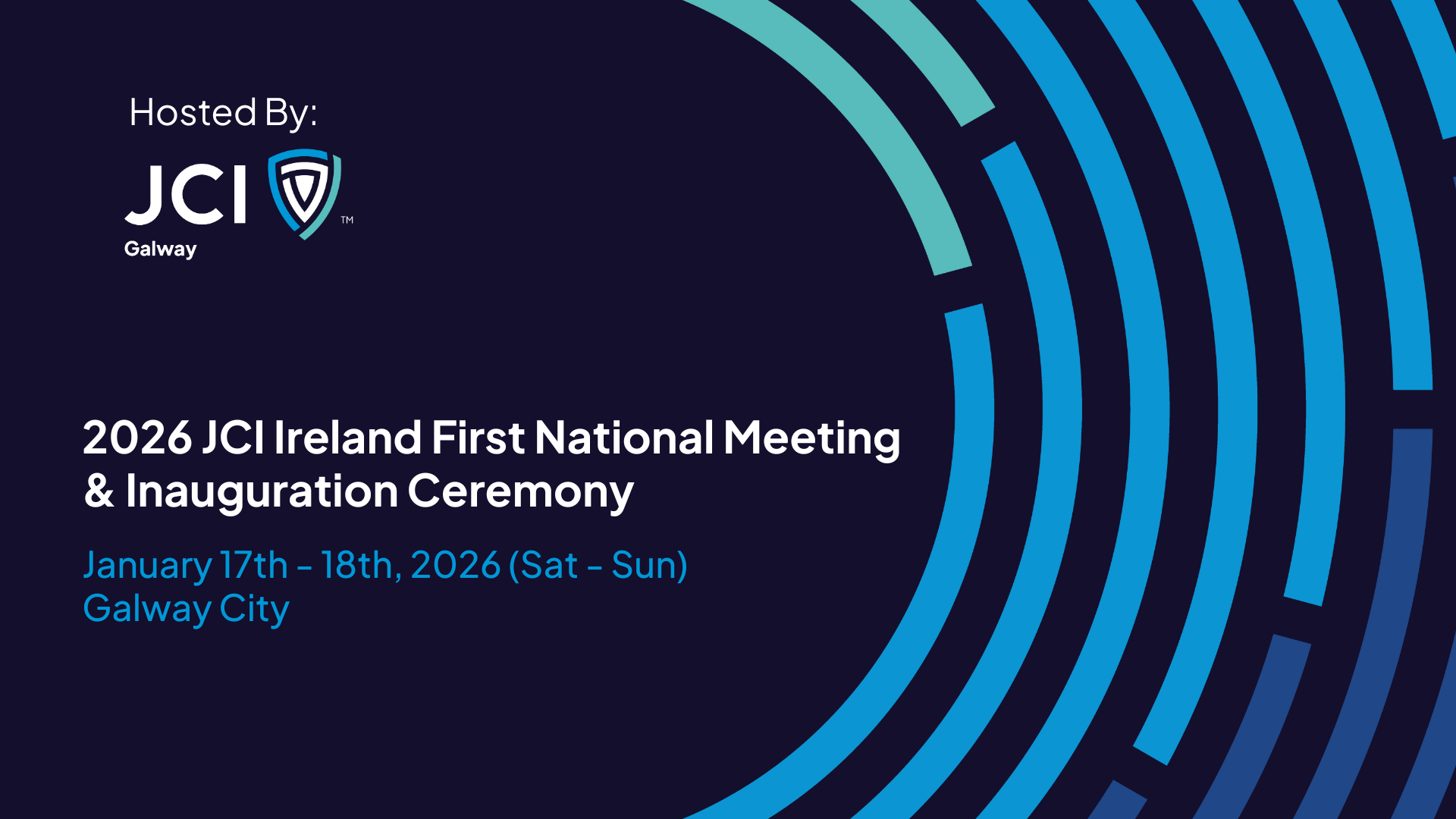 2026 JCI Ireland First National Meeting and Inauguration